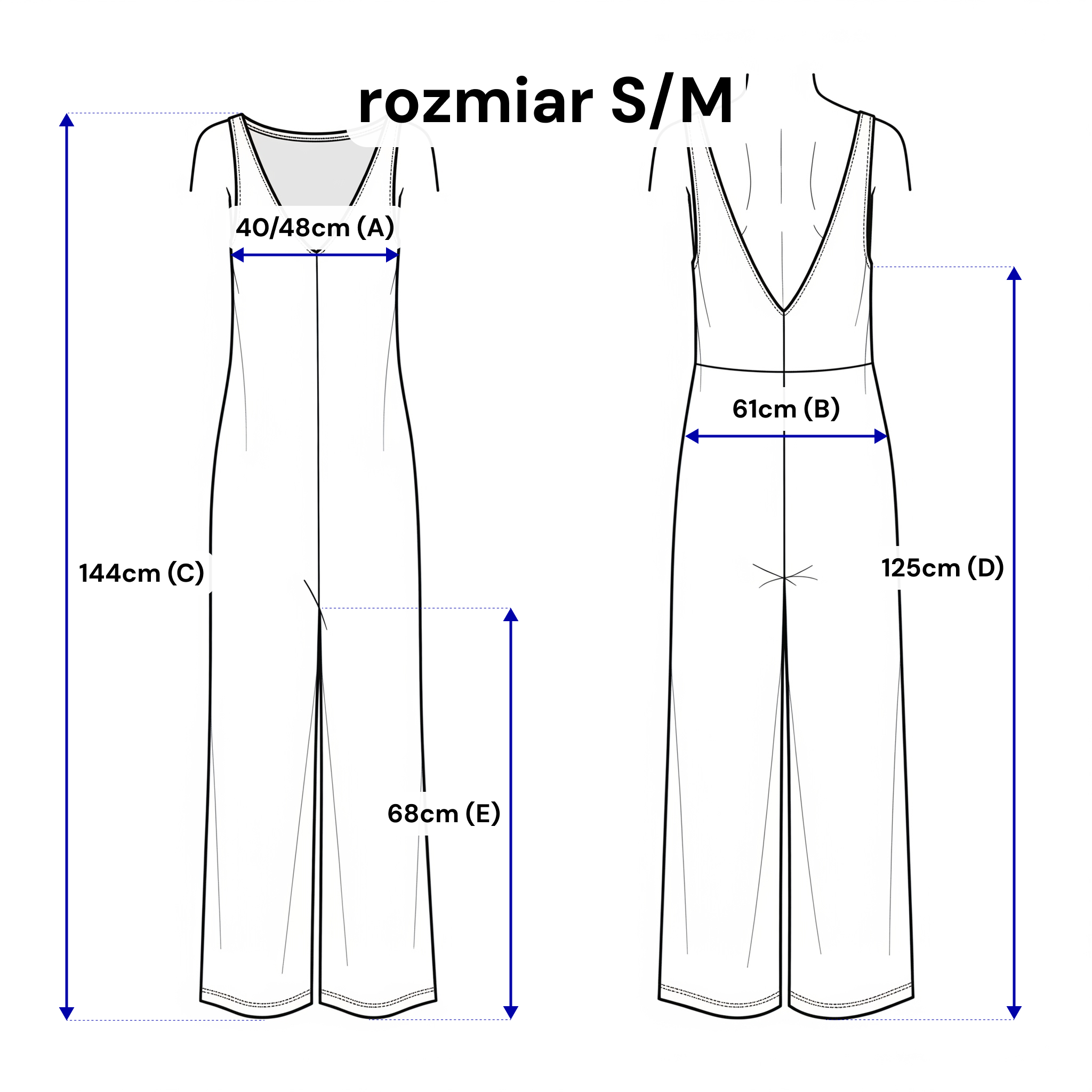 Leinen-Jumpsuit mit Trägern – weites Bein und dekorative Raffungen
