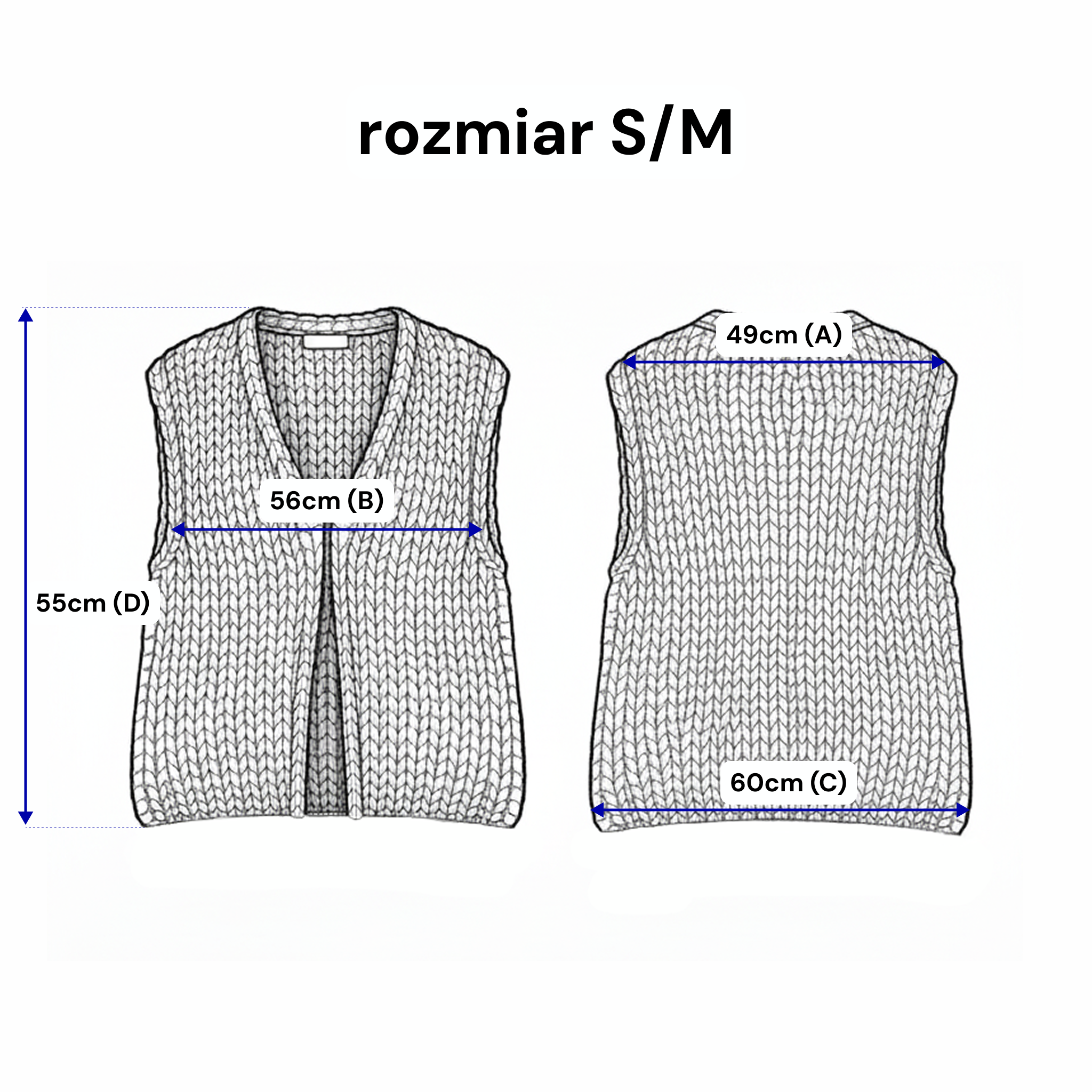 Otulający Kardigan o Grubym Splocie COZY