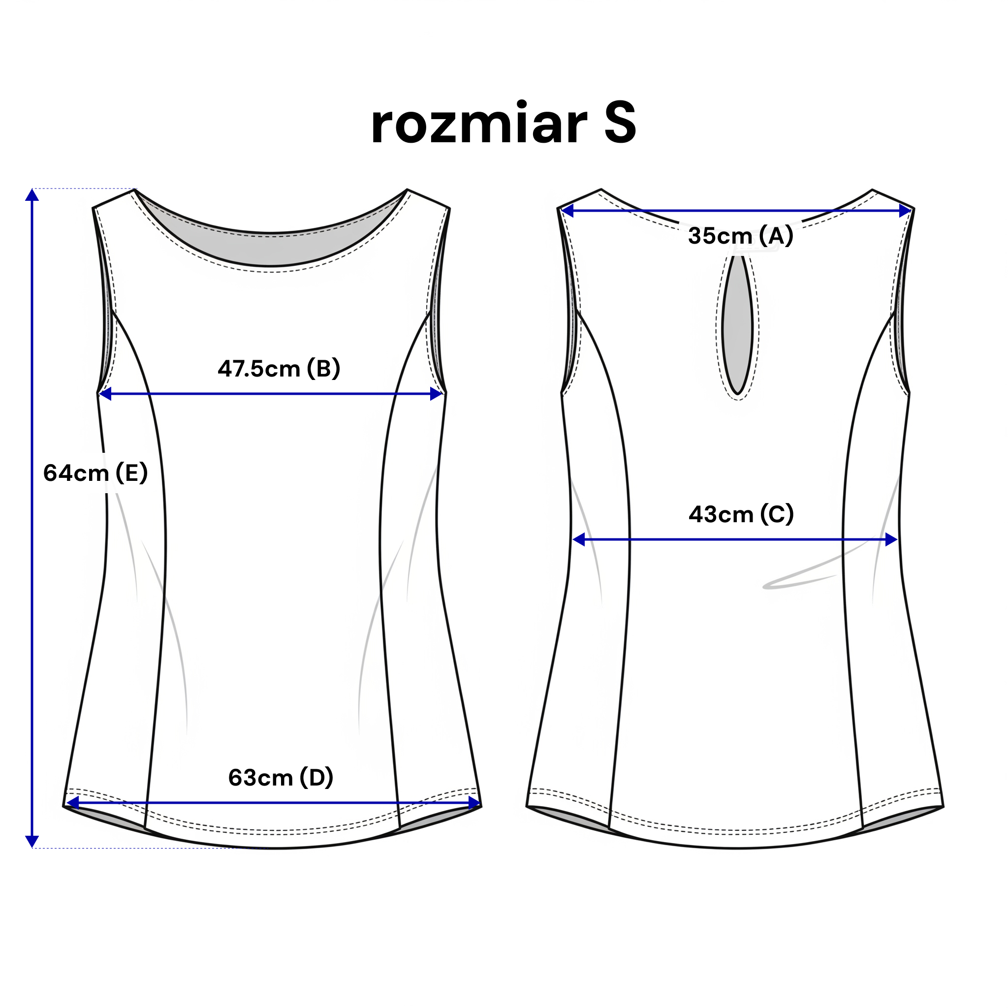 Ärmelloses, tailliertes Top mit Rundhalsausschnitt – eleganter Minimalismus