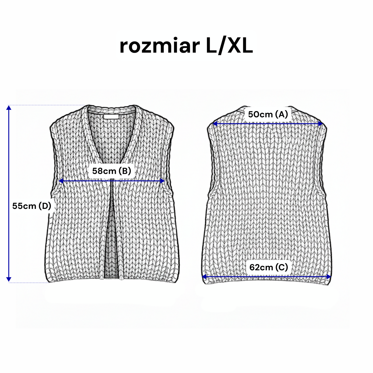 Otulający Kardigan o Grubym Splocie COZY