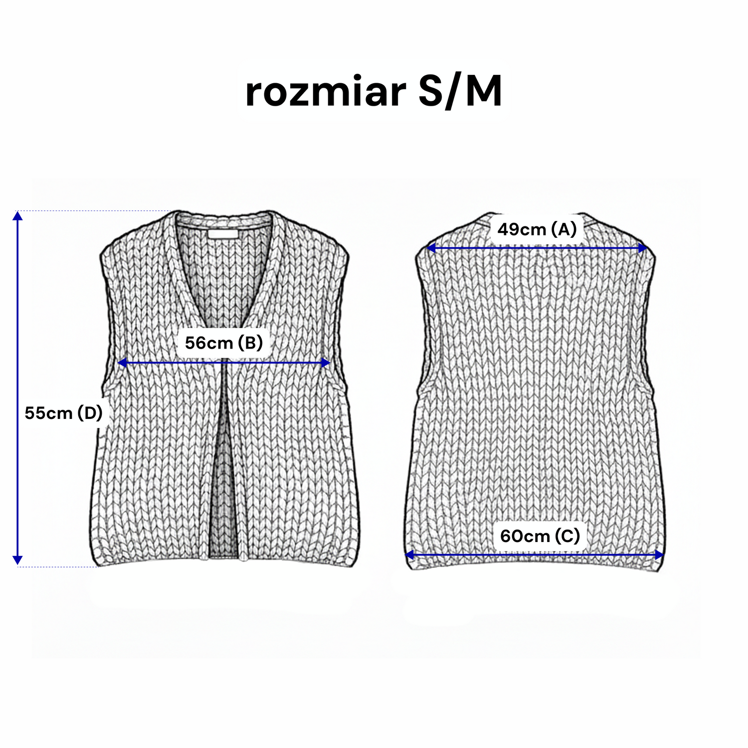 Otulający Kardigan o Grubym Splocie COZY