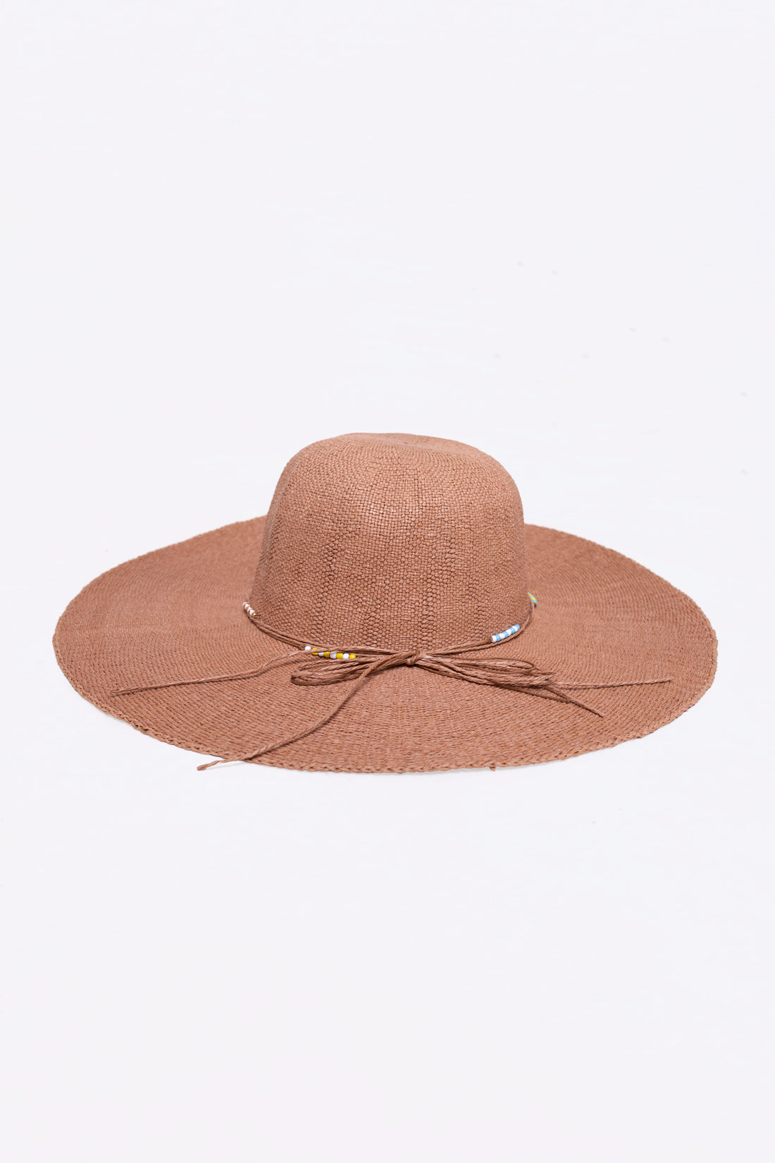 AMBRE Kapelusz damski boho z szerokim rondem