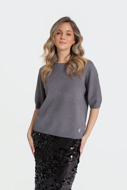 DINA Klasyczny sweter damski