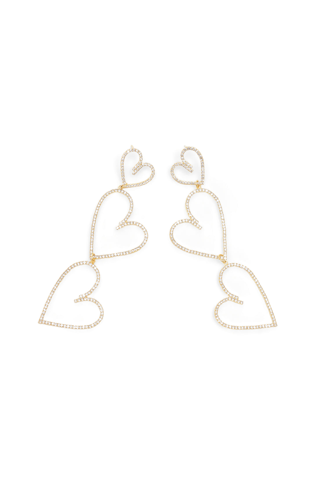 Kolczyki - złote serca