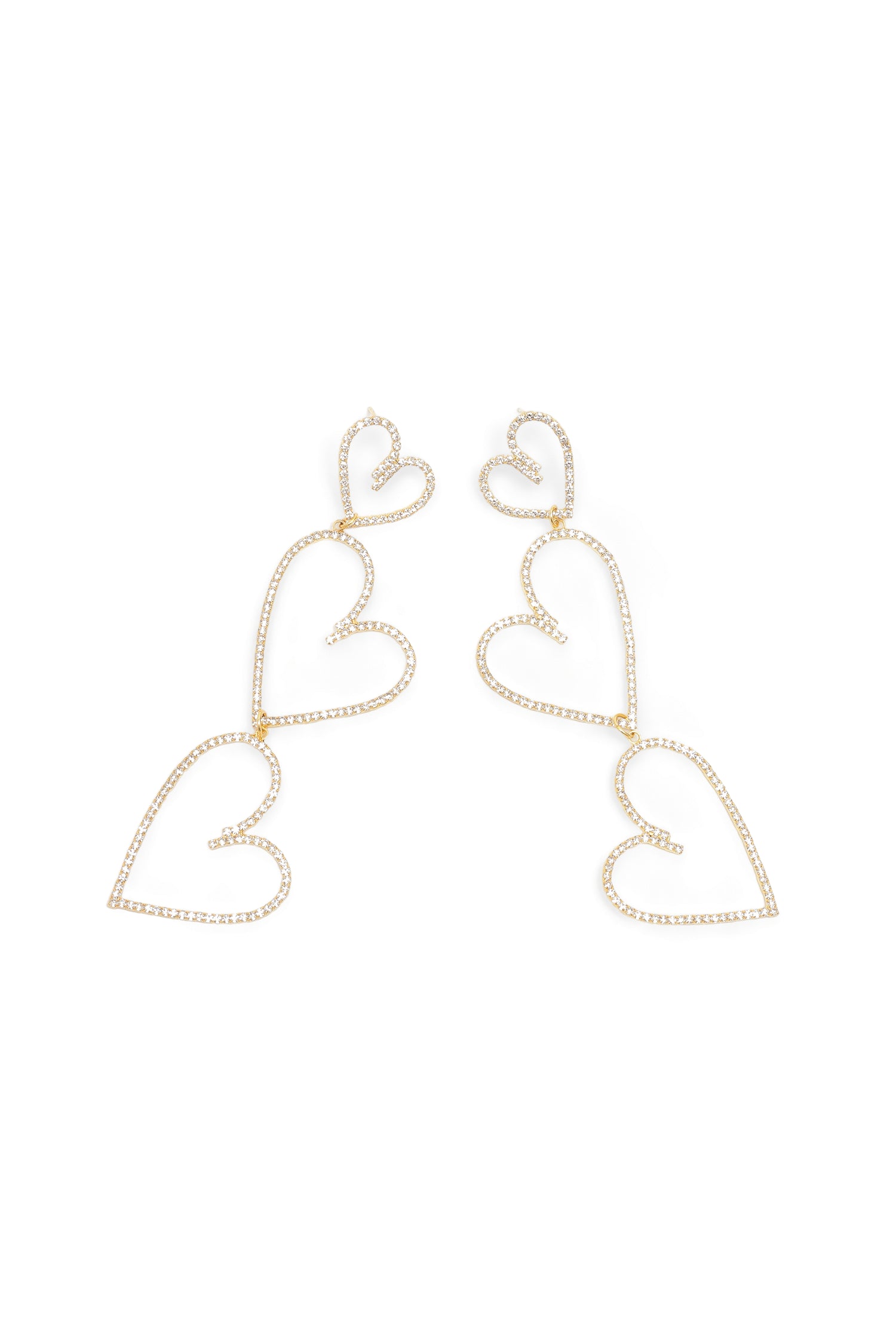 Kolczyki - złote serca