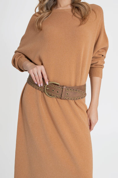 LANA Sukienka swetrowa maxi oversize