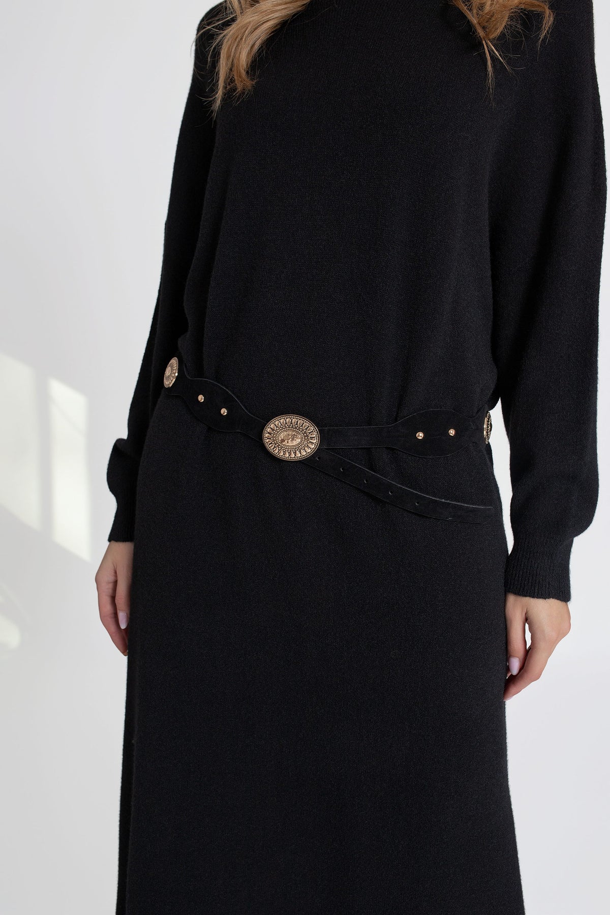 LANA Sukienka swetrowa maxi oversize