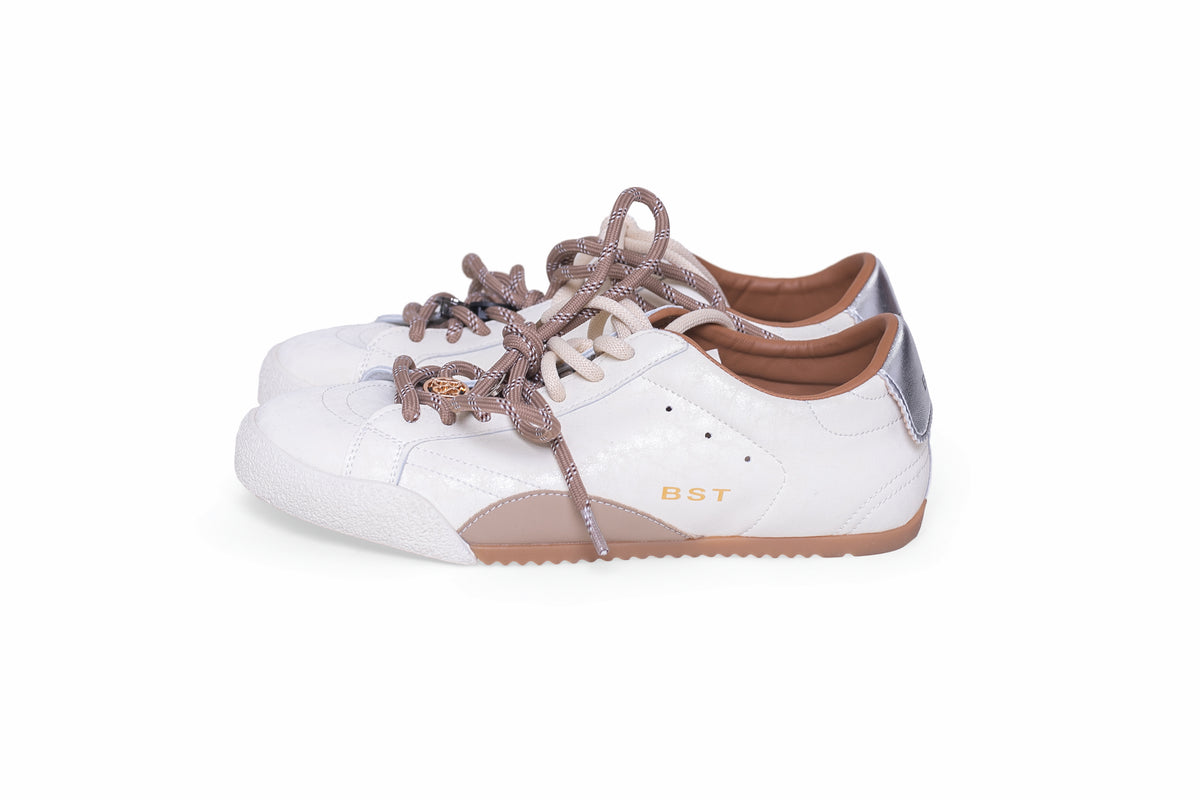 BASTI Sneakersy skórzane